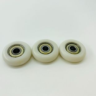 Spherical plastic-coated bearing pulley plastic-coated nylon 3D printer track roller cam 626