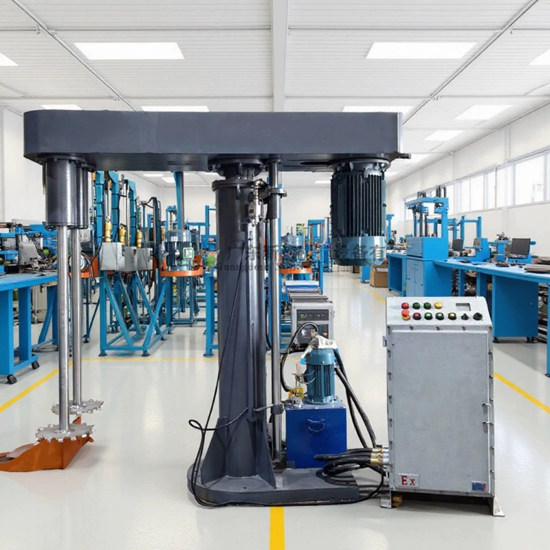 Поставка латексной краски гидравлическая высокоскоростная дисперсионная машина химический клей смешивание оборудования 37 кВт большой мощности смеситель