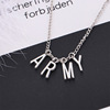 臻丽 Necklace with letters, suitable for import, Amazon, ebay