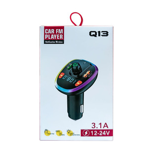 Q серии MP3Q13 автомобильный Bluetooth-плеер fm-передатный цифровой дисплей большой экран TF-карты без рук QC3.0 быстрая зарядка