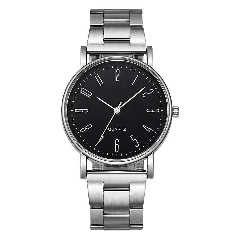 Comercio exterior venta caliente popular regalo de los hombres moda correa de acero reloj de cuarzo de los hombres al por mayor reloj de los hombres comercio exterior