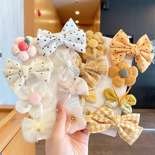 Children's Cartoon Bow Hair Clip Girls Hair Clip Hair Accessories Clip Cute Baby Girl Princess Hair Accessories