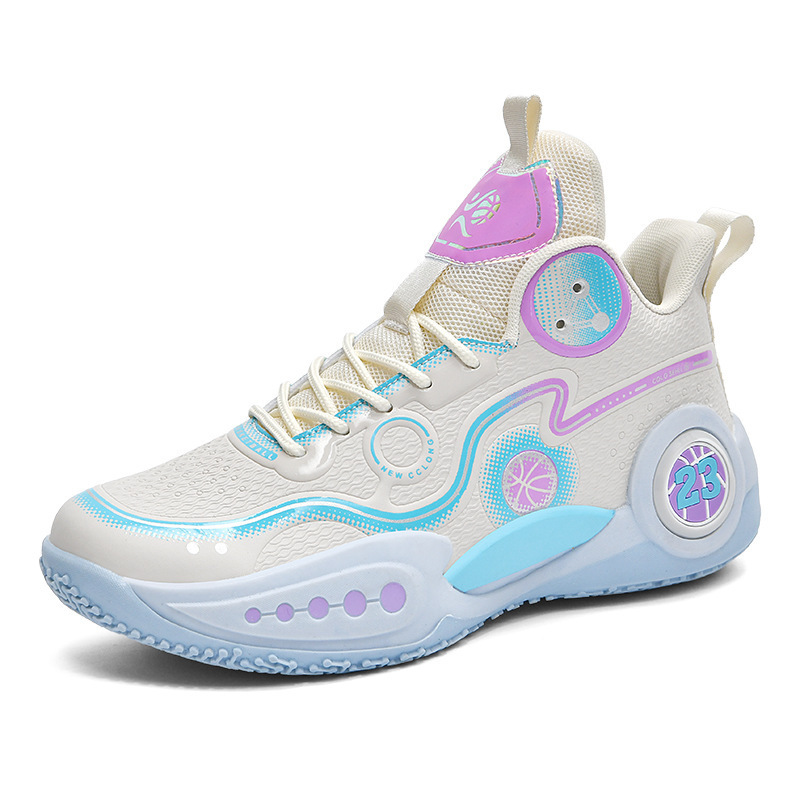 Zapatos de baloncesto de hombre de tamaño grande, zapatos transpirables de verano, zapatos deportivos casuales, zapatos de carrera de alto perfil image 7