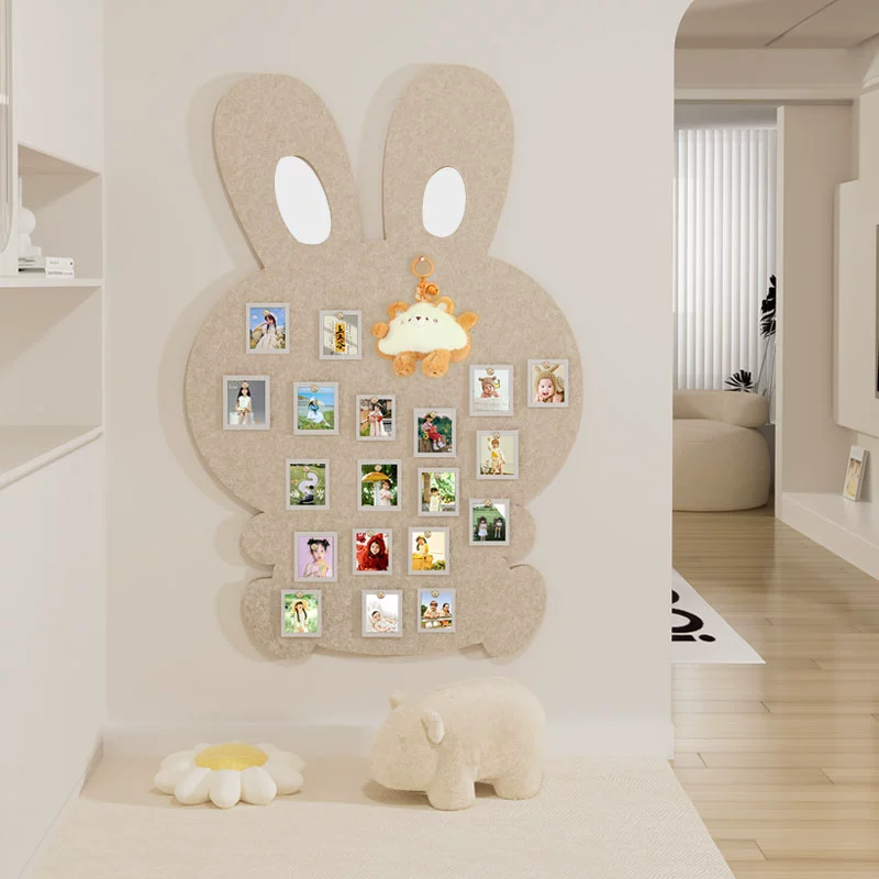 Войлочная доска кролика шерсть войлочная настенная наклейка фото стены фон доска пробковая доска витрина стены декоративная креативная стена чести стены