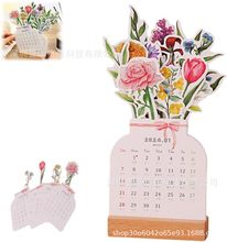 վƷ2024 Flowers Desk Calendarv߻k̨v