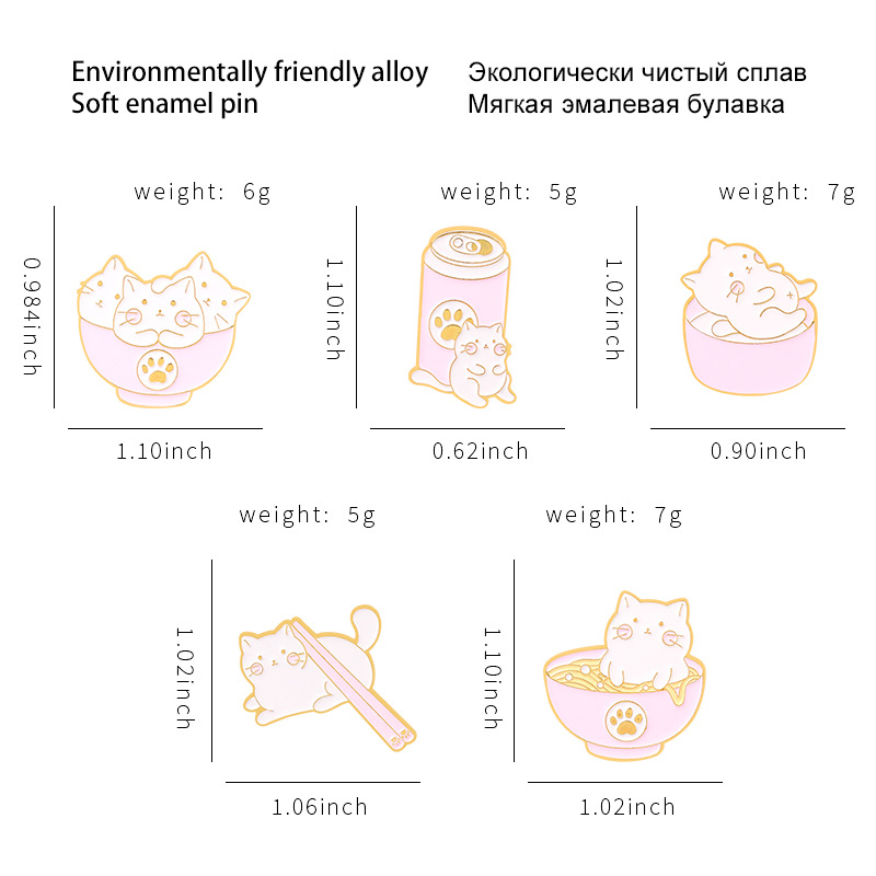Moda Pin Gato Aleación Enchapado Unisexo Broches display picture 1