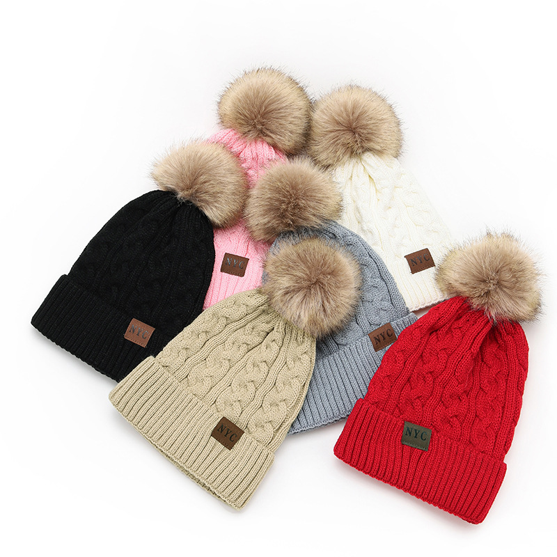 Cozy Ribbed Knit Beanie With Pom Pom – Unisex Winter Hat For Men & Women, Soft & Warm Solid Color Design Solid Color Cold Proof Pullover Hat_voghion.com