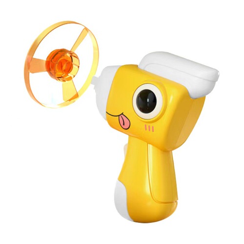Children's Bamboo Dragonfly Pistol Luminous Frisbee Ejection Spin Top Spin Kindergarten Outdoor Sports Stall Night Market