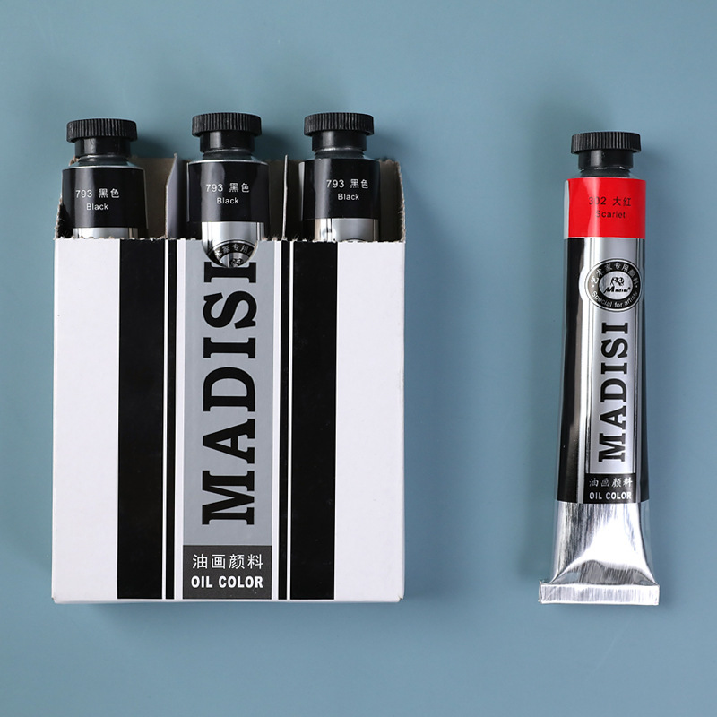 Matisse oil painting pigment set 170ml single tube large tube painting art color matching export gra