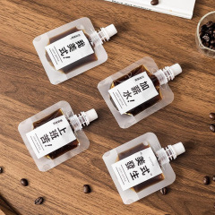 コーヒー液体包装ノズルバッグ水出しアメリカンミルクティーミニ包装袋使い捨て液体飲料ノズルバッグ