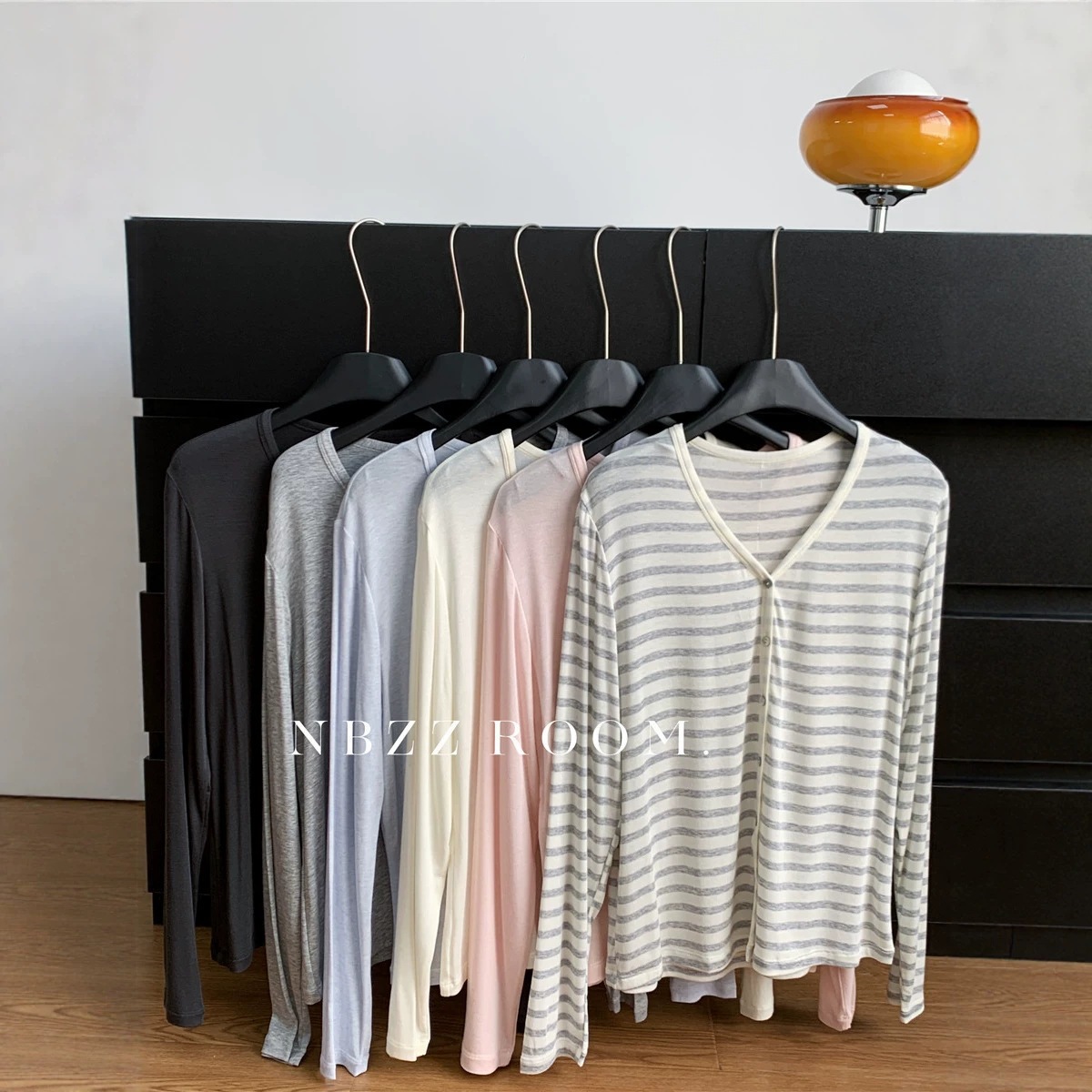 Zhen Dai Ni Knitted Sweater Top Silk Summer Cardigan for Women Skin-Friendly Korean Style Lightweight Modal Wool Long Sleeve Buttoned