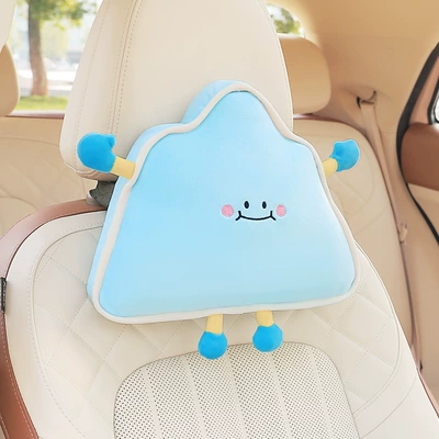 Headrest – Car Interior Supplies for Women - blue-backrest-headrest