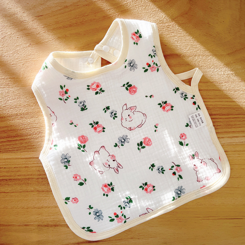 Babecera de algodón para bebés y bebés, toalla de saliva impermeable, toalla de almohadilla de leche anti-vomitación, bolsillo de comida, otoño y invierno