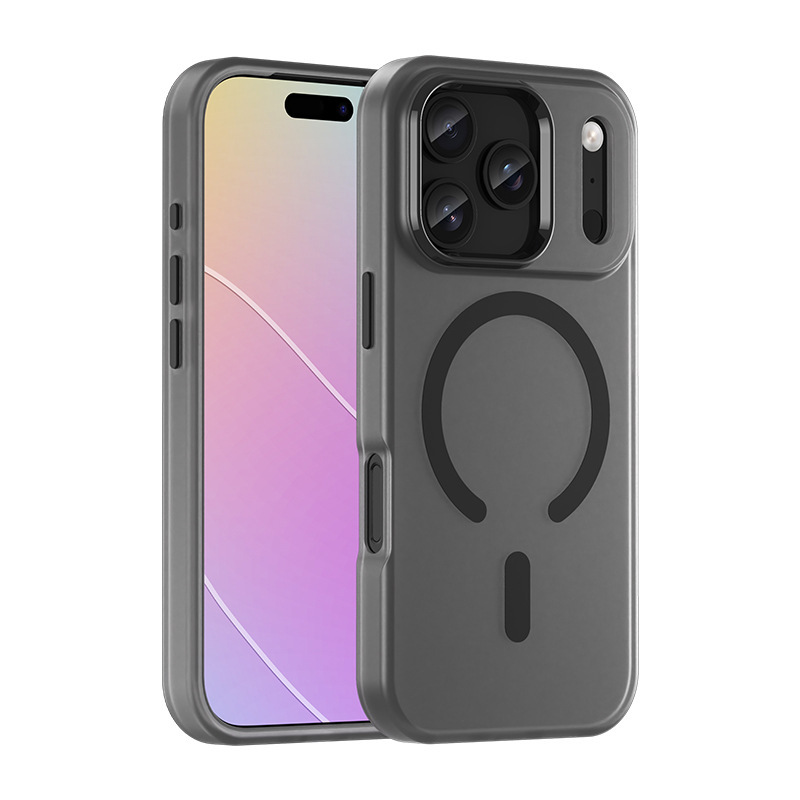 新型iPhone17用スマホケース TPU一体型 マット肌触り マグネット式 16pmスマホケース|undefined