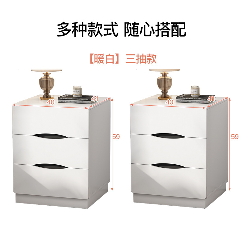 Gabinete de cabecera doméstico almacenar armario de almacenamiento armario de piso estante simple de almacenamiento estante de cabecera de cama dormitorio