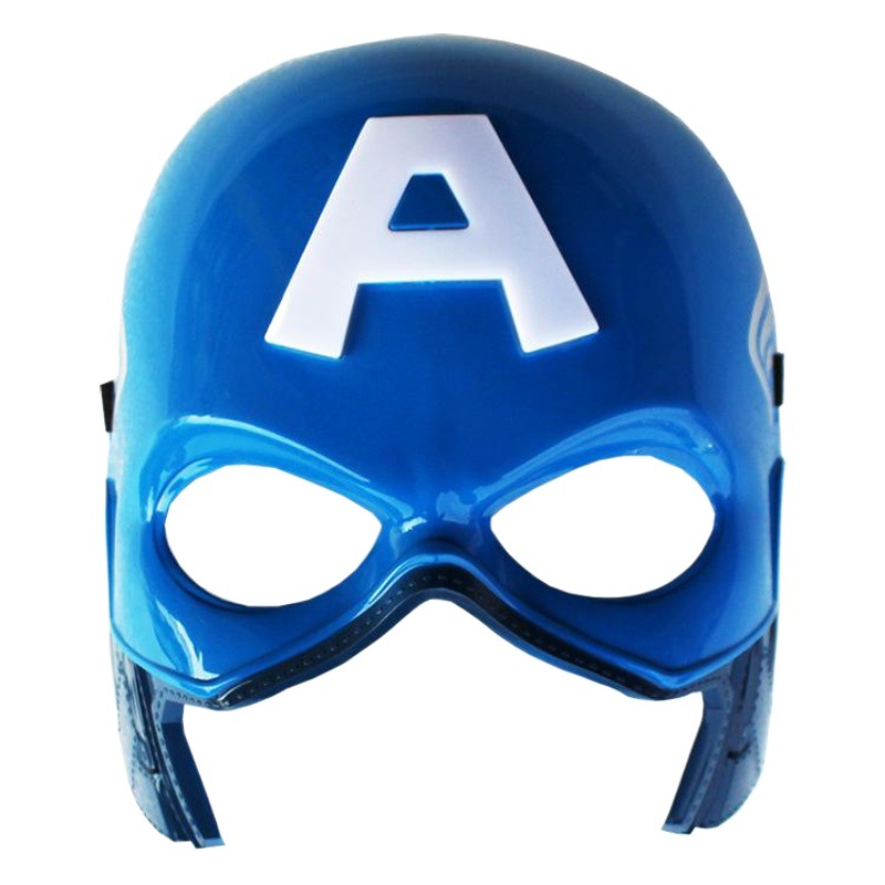 Máscara luminosa infantil Spider-Man Capitán América Batman Iron Man Hulk Batman escudo espada de sonido y luz