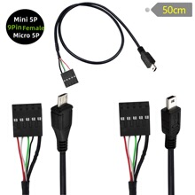 USB���Ӿ�mini 5P Micro 5P�Ű��g��2.54/2*5P 9��9ĸUSB�n�往