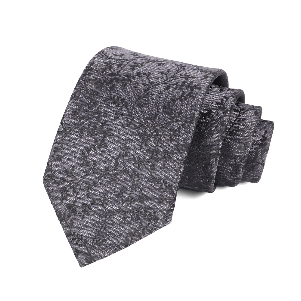 Corbata de hombre 8cm para hombre, bordado jacquard de alta calidad para hombre, corbata de negocios, corbata de seda de poliéster, fábrica al por mayor