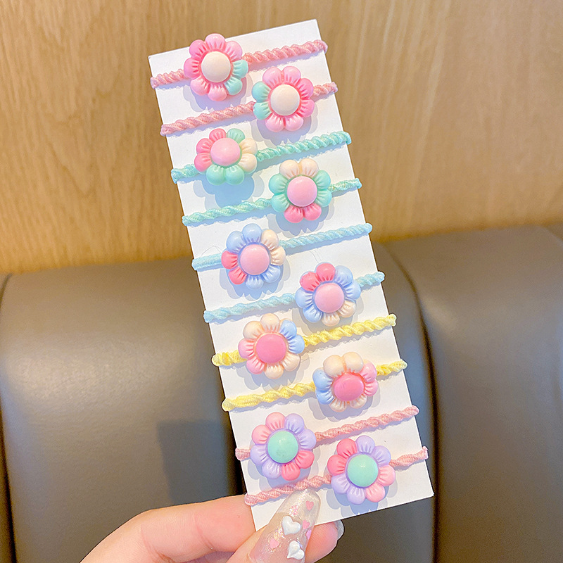 2022 nueva cuerda de pelo bebé corbata anillo de pelo tocado