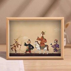 中國非遺皮影戲西遊記桌面擺件相框裝飾禮物家居擺台客廳臥室掛畫