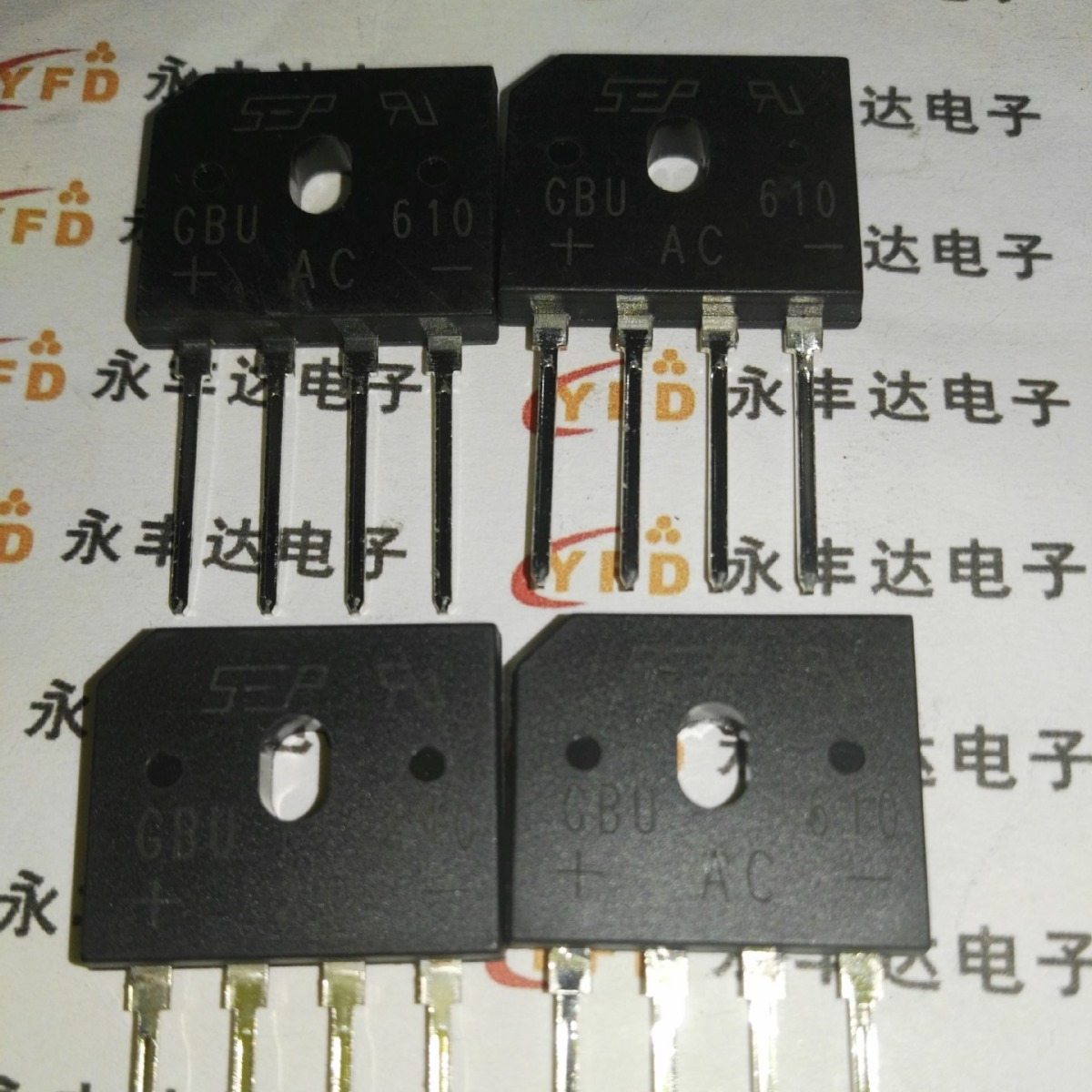 GBU610 整流桥堆 GBU610 电磁炉桥堆扁桥 6A 1000V