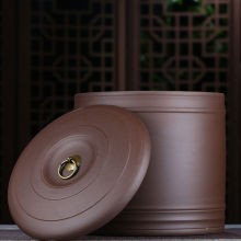 宜兴紫砂茶叶罐大号码普洱七饼罐储茶缸醒茶罐茶盒茶叶桶陶瓷