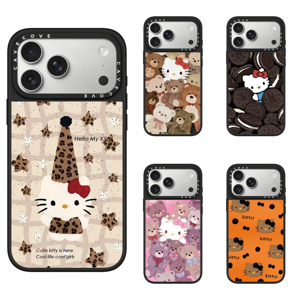 호피 별 HelloKitty 케이티 고양이 iPhone18promax 케이스 15pro 캐릭터 1