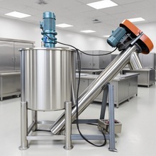 东莞食品级不锈钢304反应釜 双层保温液体添加剂食用油搅拌罐现货