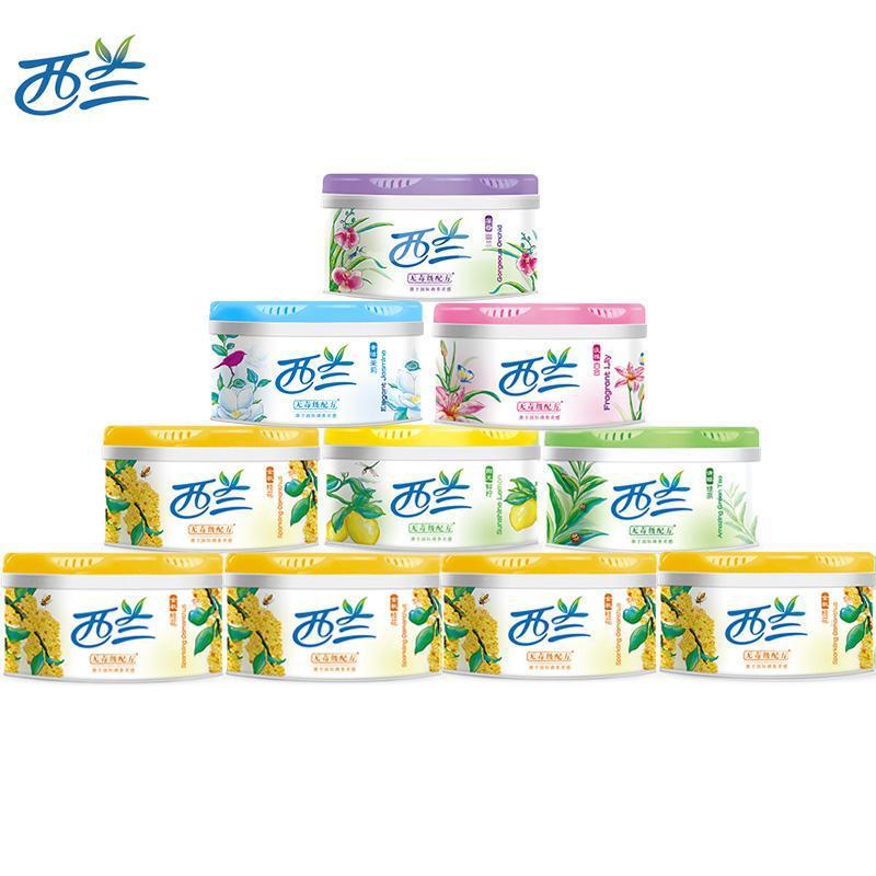Xilan solid fragrance agent household car toilet toilet air Fresh Hotel Hotel a variety of fragrance 70g