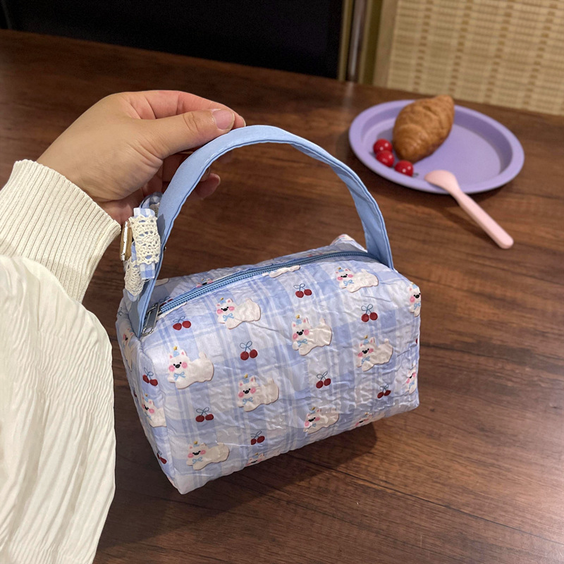 化粧品バッグコレクション猫便利な化粧品バッグ旅行トイレタリー収納袋立体ハンドバッグ大容量|undefined