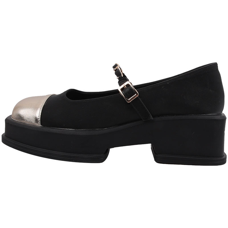 Loafers platform high heels, Chanel style, Spring/Fall 2024 model
