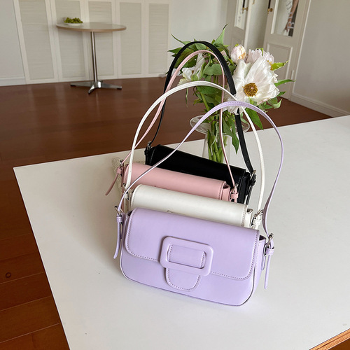 Thai Poly bag for women 2024 new niche design trendy brand retro shoulder armpit bag Cambridge bag baguette bag