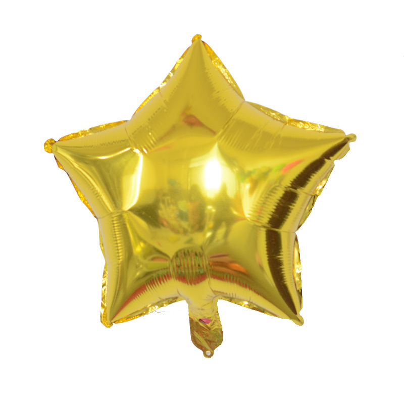 Birthday Star Aluminum Film Party Balloons display picture 3