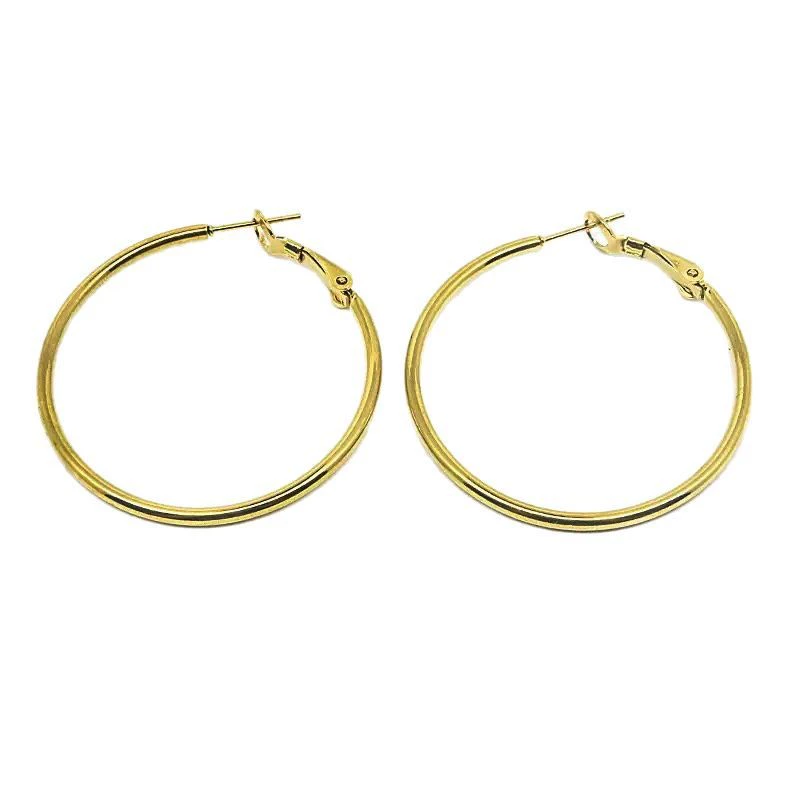 Fashionable earrings stainless steel, European style
