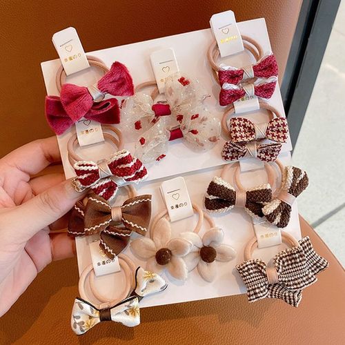 New Children's Hairband for Girls, Baby Hair Ties without Harming Hair, Little Girl Rubber Bands, Famous Butterfly Knot Hair Accessory