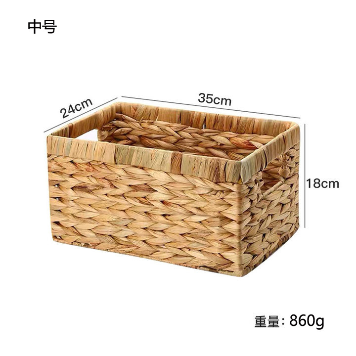 Caja de almacenamiento de tejido a mano transfronteriza personalizada calabaza de paja tejida cesta de almacenamiento cajón de la habitación de niños cesta de almacenamiento de juguetes