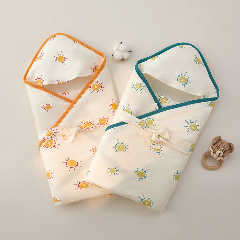 Baby quilt newborn bag sleeping bag dual-use spring and autumn thickened Anti-kick quilt anti-shock soothing newborn baby Winter
