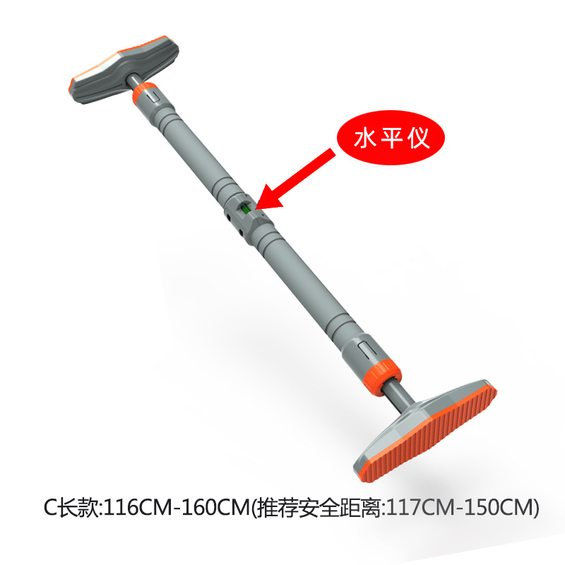 회색 특허 잠금 수평 (116-160cm) 이있는 확장 미끄럼 방지 패드