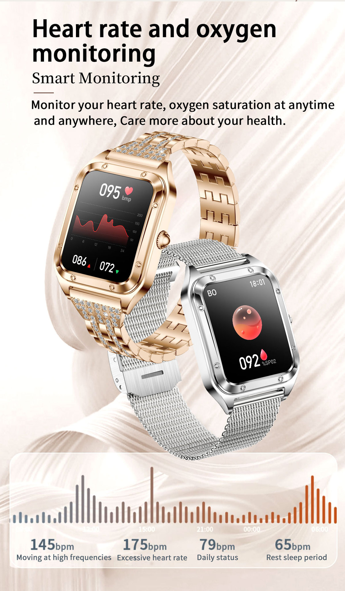 Smartwatch Unisex Multifunctional Bluetooth Waterproof Fashion_voghion.com