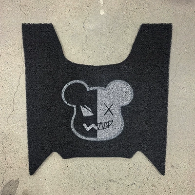 scooter waterproof cartoon cute – Electric vehicle foot mat - violent-bear-honda-nwt150