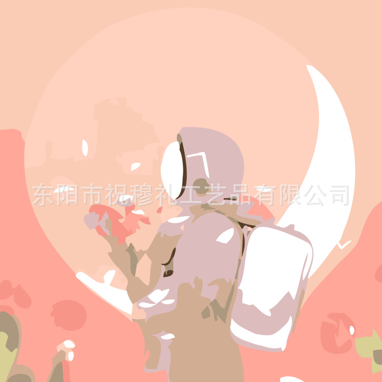 DIY digital pintura al óleo tulipán hecho a mano paisaje color pintura estudiante niños educativos color pintura relleno pintura al por mayor