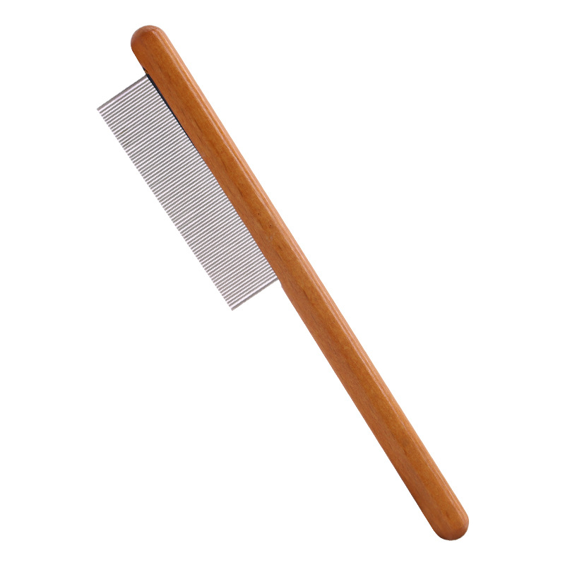 Peine para mascotas para peine de pelo flotante Peine para perros Peine para pulgas para dientes densos Peine para pulgas