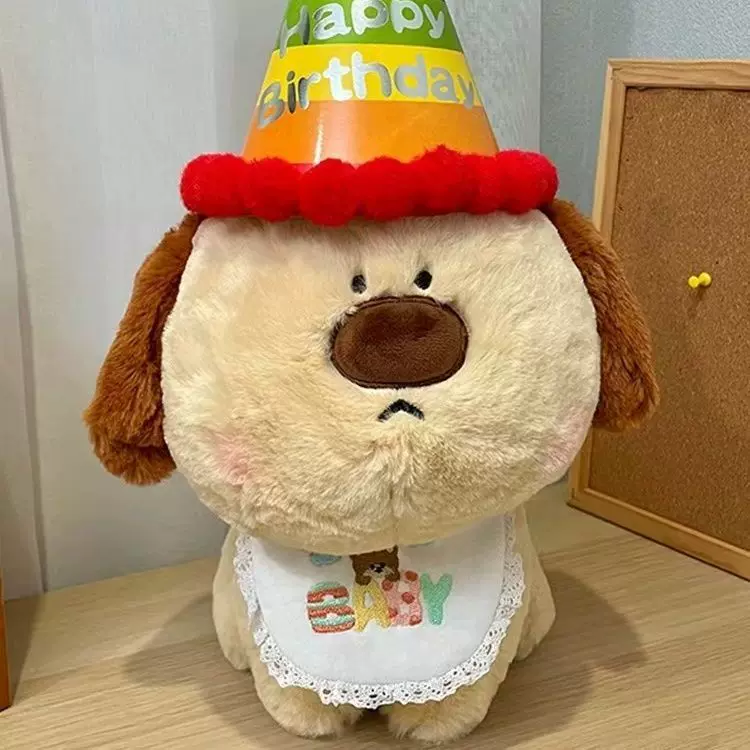 2024新款憨憨狗毛绒玩具肚兜大鼻狗玩偶睡觉小狗女友生日礼物抱枕