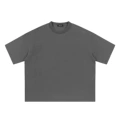 Washed dark gray (regular loose short sleeves)