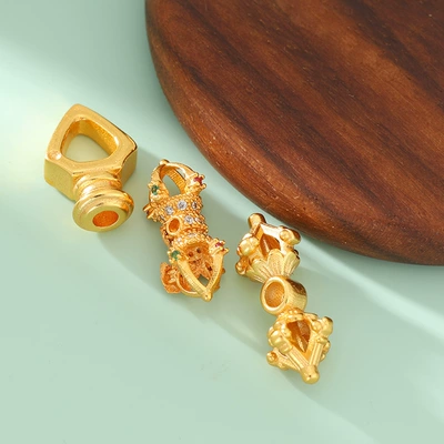 Zərgərlik ara hissələri: with Southern Red Turquoise, Vajra
