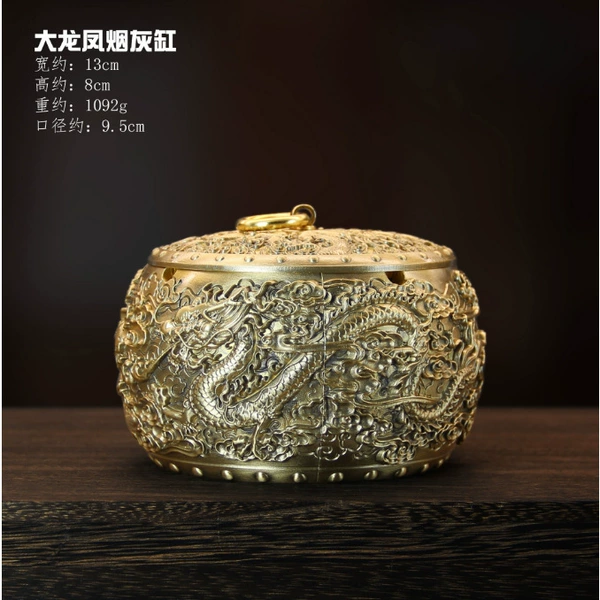 Elite ashtray, dragon and phoenix