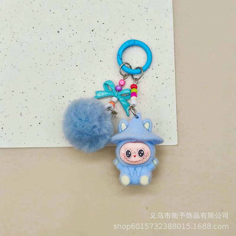 植绒魔术帽布布羊萌粒摆件卡通可爱桌面装饰品潮玩公仔创意小挂件|undefined