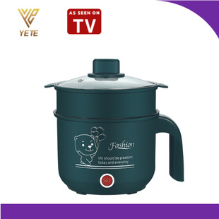 Cross-border Korean-style Electric Cooking Pot Mini Small Power Multifunctional Hot Pot Non-stick Pot for Cooking Noodles in Student Dormitory