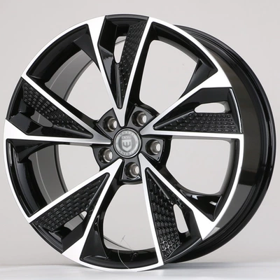 for Audi A6L, Hub - 17x75j-crocodile-style-black-base-available-in-all-black