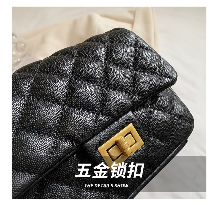 Diamond Pattern Chain Bag 2021 New Fashion Autumn Women Bag Western Style Shoulder Messenger Bag All-matching Ins display picture 13